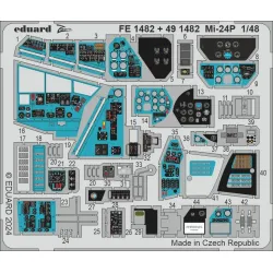 Eduard FE1482 1/48 Mi-24P Photo-Etched for Aircraft Zoom set