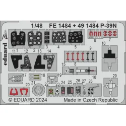 Eduard FE1484 1/48 P-39N Photo-Etched for Aircraft Zoom set