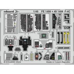 Eduard FE1486 1/48 F-4C Photo-Etched for Aircraft Zoom set