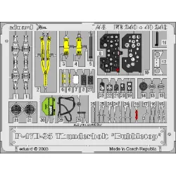 Eduard FE240 1/48 P-47D-25 Photo-Etched for Aircraft Zoom set