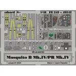 Eduard FE242 1/48 Mosquito B.Mk.IV/PR Mk.IV Photo-Etched for Aircraft Zoom set