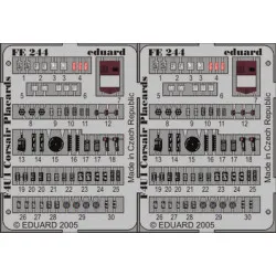 Eduard FE244 1/48 F4U-1 placards Photo-Etched for Aircraft Zoom set