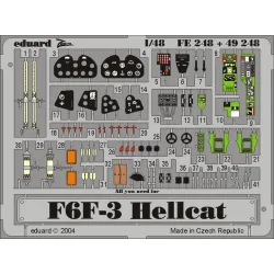 Eduard FE248 1/48 F6F-3 Photo-Etched for Aircraft Zoom set