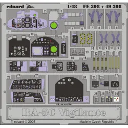 Eduard FE308 1/48 RA-5C Vigilante Photo-Etched for Aircraft Zoom set