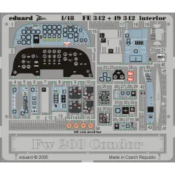 Eduard FE342 1/48 Fw 200 Condor interior Photo-Etched for Aircraft Zoom set