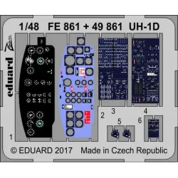 Eduard FE861 1/48 UH-1D Photo-Etched for Aircraft Zoom set