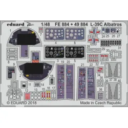 Eduard FE884 1/48 L-39C Albatros Photo-Etched for Aircraft Zoom set
