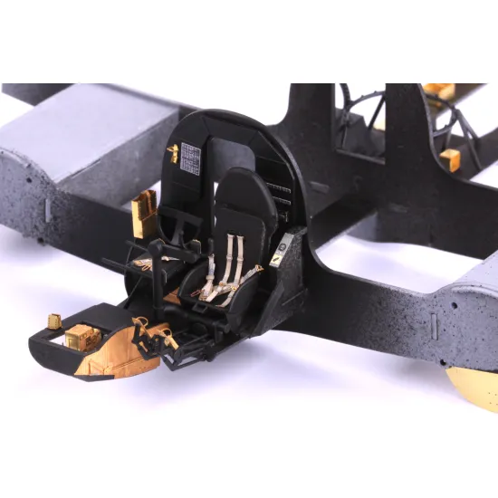 Eduard FE887 1/48 He 111H-3 seatbelts STEEL Photo-Etched for Aircraft Zoom set