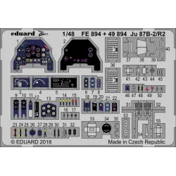Eduard FE894 1/48 Ju 87B-2/R2 Photo-Etched for Aircraft Zoom set