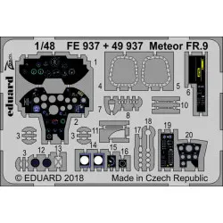 Eduard FE937 1/48 Meteor FR.9 Photo-Etched for Aircraft Zoom set