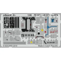 Eduard FE971 1/48 La-5FN Photo-Etched for Aircraft Zoom set