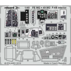 Eduard FE982 1/48 F-4B interior Photo-Etched for Aircraft Zoom set