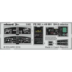 Eduard FE991 1/48 SH-3 interior Photo-Etched for Aircraft Zoom set