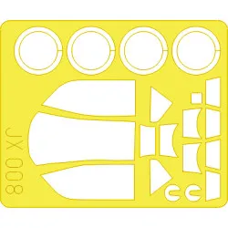 Eduard JX008 1/32 Bf 109K-4 Sticker for Aircraft