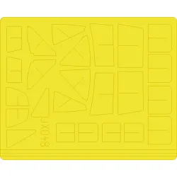 Eduard JX048 1/35 UH-1C Sticker for Aircraft