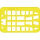 Eduard JX057 1/32 SBD-1/2 Sticker for Aircraft