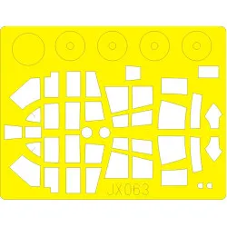 Eduard JX063 1/32 Ju 87D Stuka Sticker for Aircraft