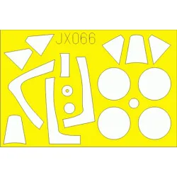 Eduard JX066 1/32 P-47D-25 Sticker for Aircraft