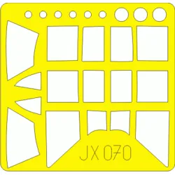 Eduard JX070 1/32 P-47D-20 Sticker for Aircraft