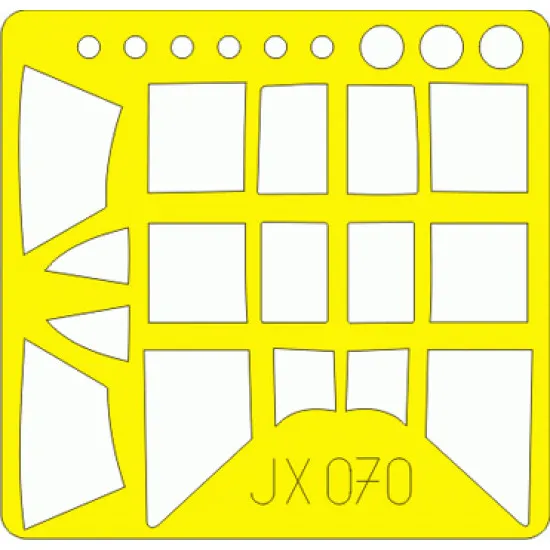 Eduard JX070 1/32 P-47D-20 Sticker for Aircraft