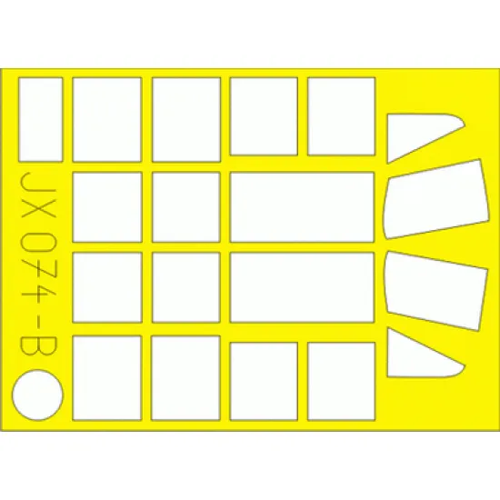 Eduard JX074 1/32 SBD-4/5 Sticker for Aircraft