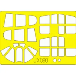 Eduard JX080 1/32 P-40E Sticker for Aircraft