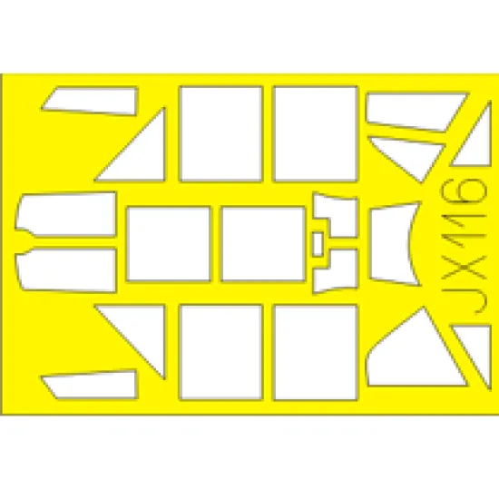 Eduard JX116 1/32 Bf 109F-4 Sticker for Aircraft