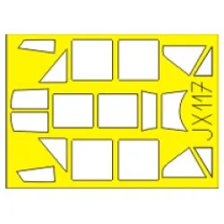Eduard JX117 1/32 Bf 109F-4 Sticker for Aircraft