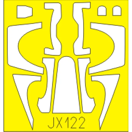 Eduard JX122 1/32 Su-25 Frogfoot A Sticker for Aircraft