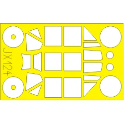 Eduard JX124 1/32 Bf 109E-4 Sticker for Aircraft
