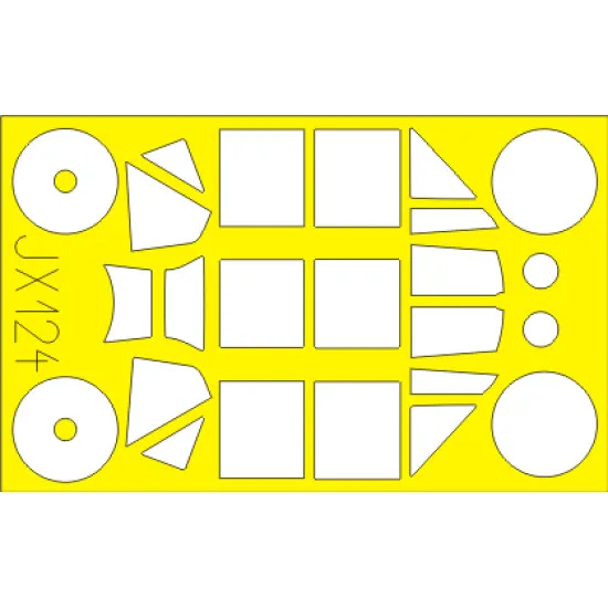 Eduard JX124 1/32 Bf 109E-4 Sticker for Aircraft
