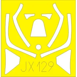Eduard JX129 1/32 Spitfire Mk.XVIe Sticker for Aircraft