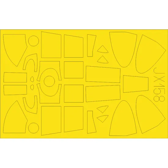 Eduard JX158 1/32 F4U-1 Birdcage Sticker for Aircraft