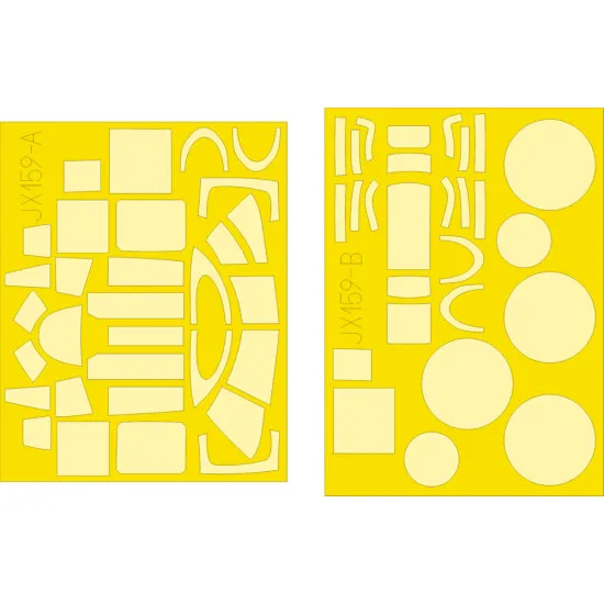 Eduard JX159 1/32 B-25J gun nose Sticker for Aircraft