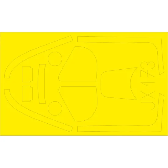 Eduard JX173 1/32 P-51K Sticker for Aircraft