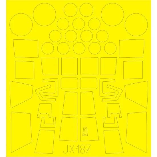 Eduard JX187 1/35 A.S. 51 Horsa Glider Mk.I Sticker for Aircraft