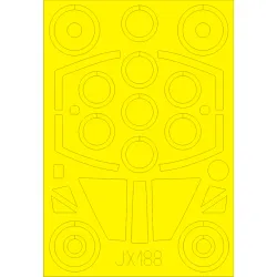 Eduard JX188 1/32 Mirage IIIc Sticker for Aircraft