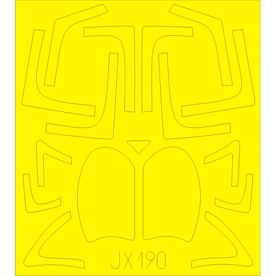 Eduard JX190 1/32 A-6E TRAM Sticker for Aircraft