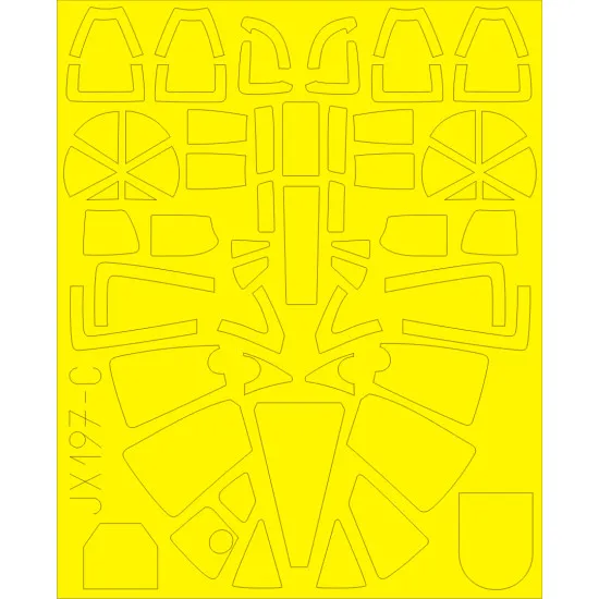 Eduard JX197 1/32 B-17E Sticker for Aircraft
