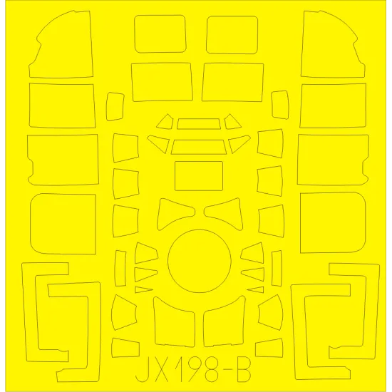 Eduard JX198 1/32 B-17F Sticker for Aircraft