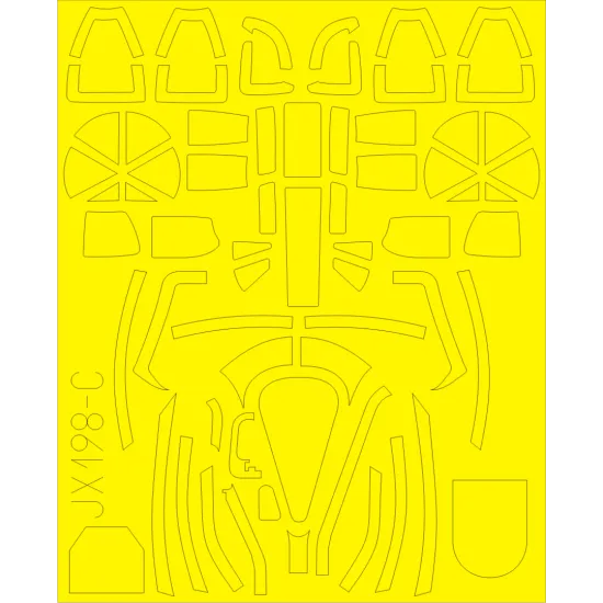 Eduard JX198 1/32 B-17F Sticker for Aircraft