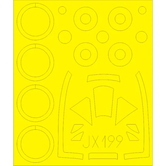 Eduard JX199 1/32 Tempest Mk.II Sticker for Aircraft