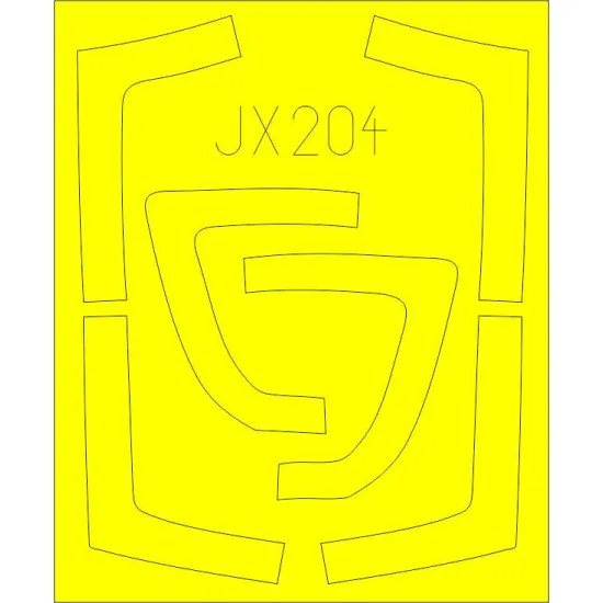 Eduard JX204 1/32 MiG-29A Sticker for Aircraft