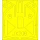Eduard JX206 1/32 Fw 190A-8 Sticker for Aircraft