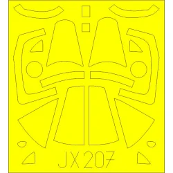 Eduard JX207 1/32 F4U-1D Sticker for Aircraft