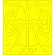 Eduard JX207 1/32 F4U-1D Sticker for Aircraft