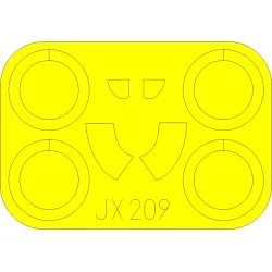 Eduard JX209 1/32 I-16 Type 24 Sticker for Aircraft