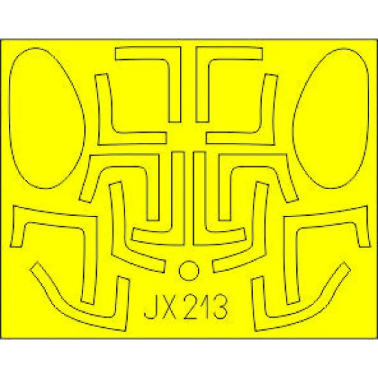 Eduard Jx213 1/35 Ah-6j Sticker For Aircraft