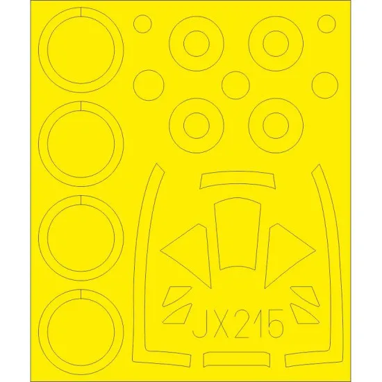 Eduard JX215 1/32 Tempest Mk.VI Sticker for Aircraft