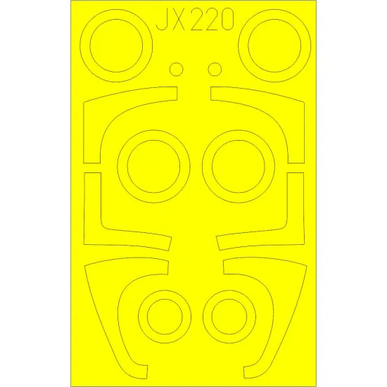 Eduard JX220 1/32 F-5E Sticker for Aircraft